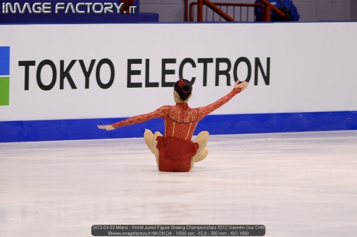 2013-03-02 Milano - World Junior Figure Skating Championships 5312 Xiaowen Guo CHN